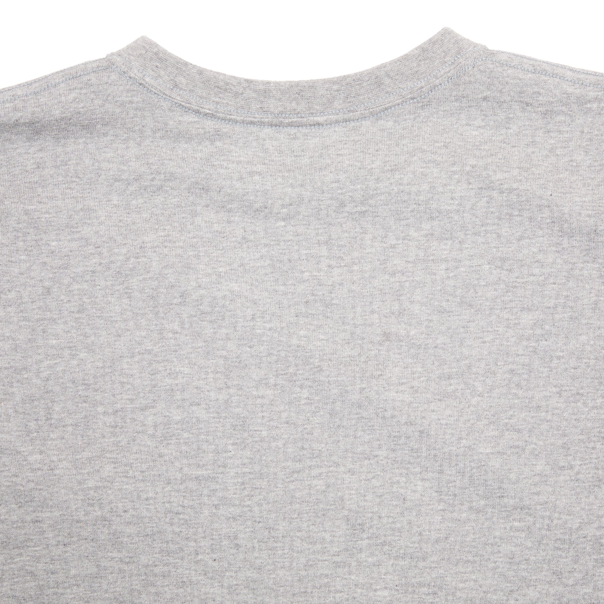 Orslow Sturdy Cotton T-shirt with Pocket in Heather Grey