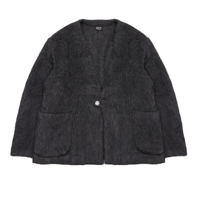 Orslow Mohair Cardigan in Charcoal