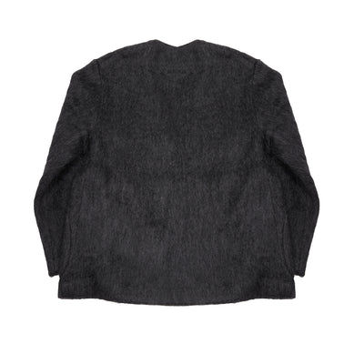 Orslow Mohair Cardigan in Charcoal 4