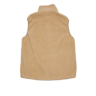 Orslow Boa Fleece Vest in Camel