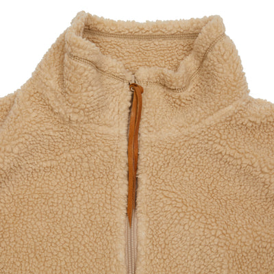 Orslow Boa Fleece Vest in Camel