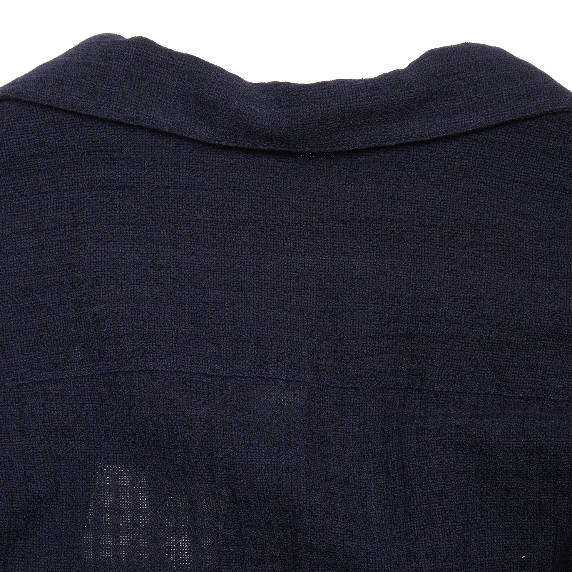 Portuguese Flannel Linen Shirt in Navy