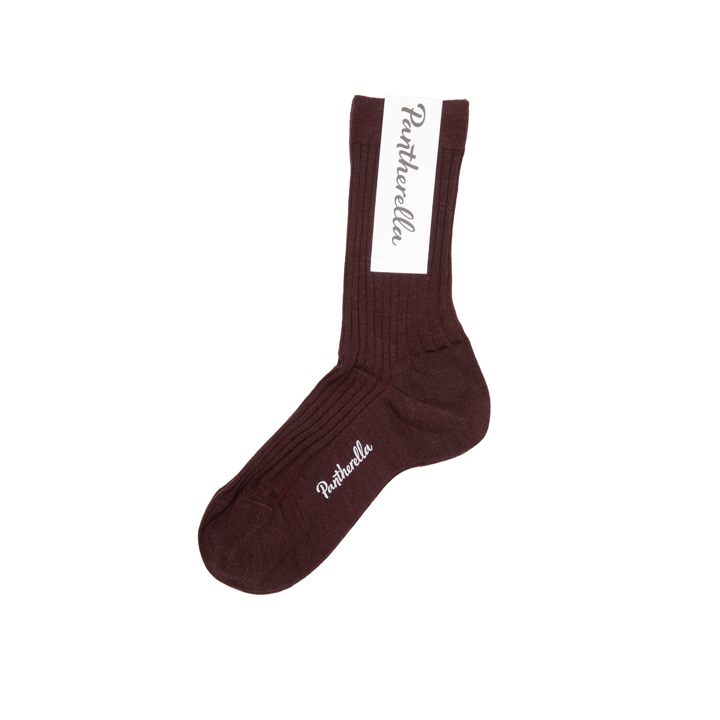 Pantherella Rose Merino Socks in Maroon