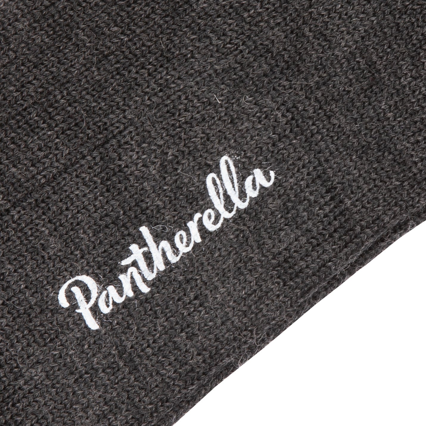 Pantherella Royston Stripe Merino Wool Socks in Charcoal
