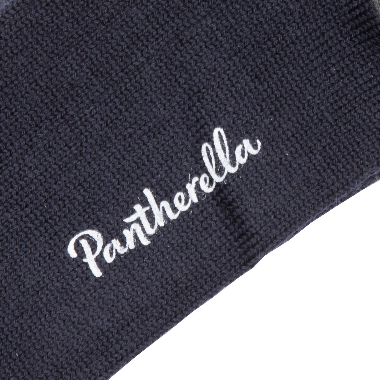 Pantherella Royston Stripe Merino Wool Socks in Navy