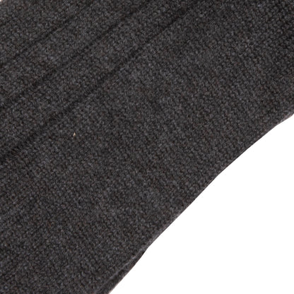 Pantherella Waddington Cashmere Rib Socks in Charcoal