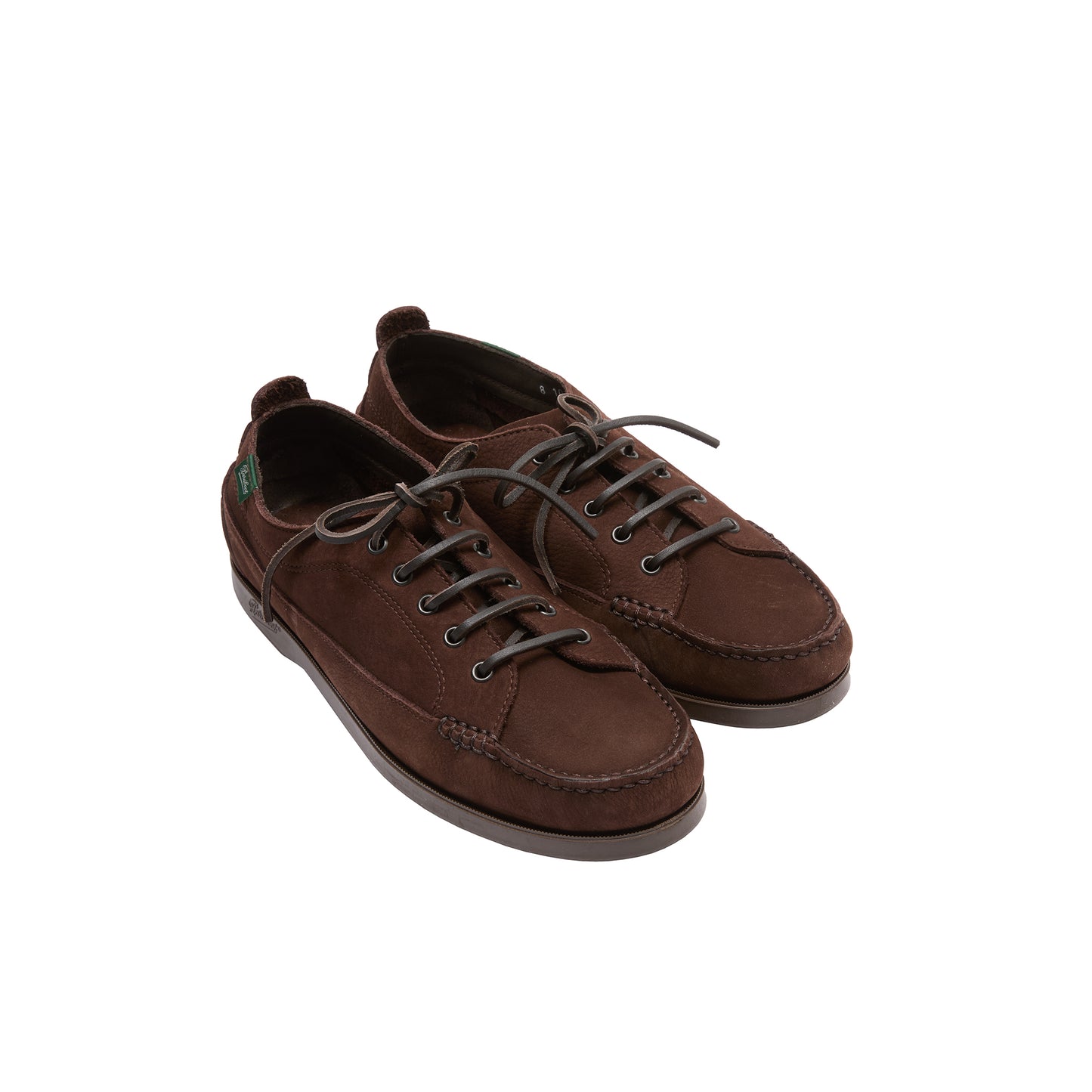 Paraboot Malibu Taurillon Nubuck Shoe in Chocolat