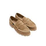 Paraboot Nantes Loafer in Miel Suede