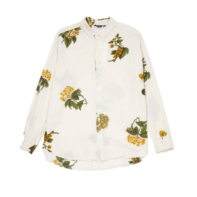 Pas de Calais Botanical Print Blouse in Ivory 1