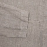 Pas de Calais French Linen Short Jacket in Grey 2