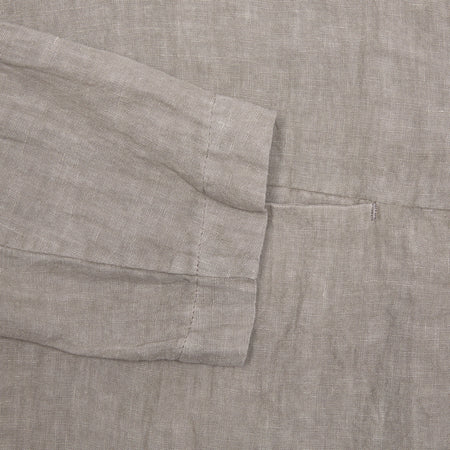 Pas de Calais French Linen Short Jacket in Grey 1