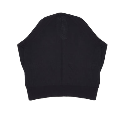 Pas de Calais V-Neck Knitted Pullover in Black 4