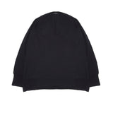 Pas de Calais V-Neck Knitted Pullover in Black 1