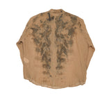 Pas de Calais Washed Ramie Bundle Dye Blouse in Beige 4