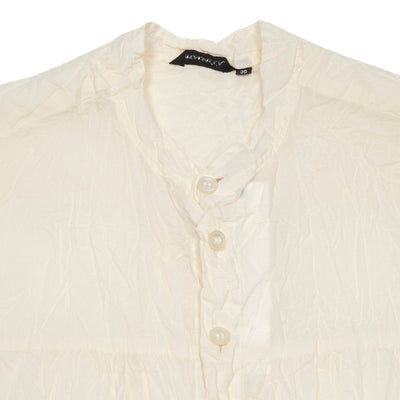 Pas de Calais Lawn Crinkle Blouse in Natural 3