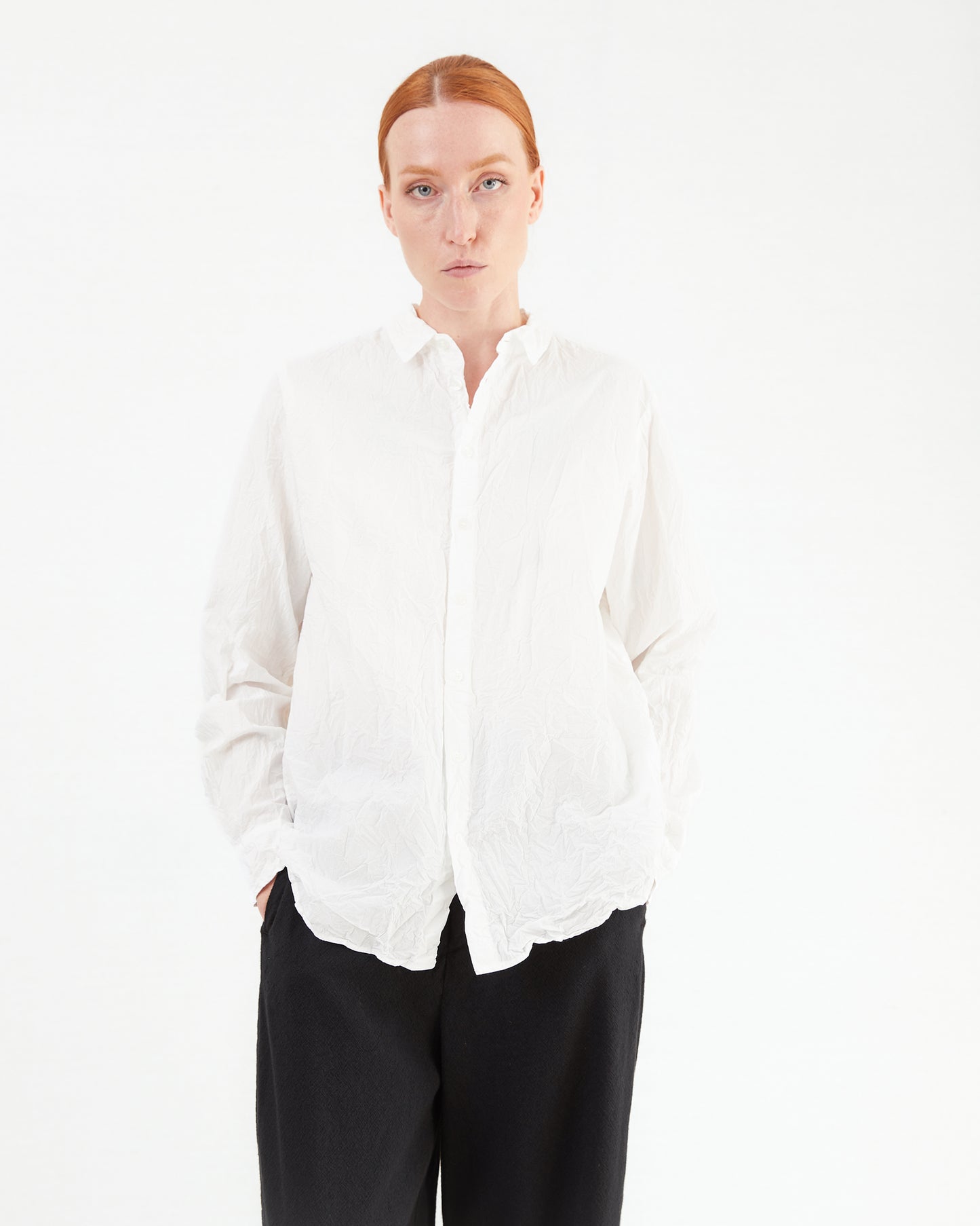 Pas de Calais Triple Low Twist Cotton Coverall in Charcoal