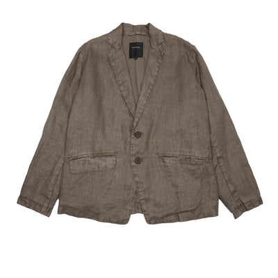 Pas de Calais Linen Tailored Jacket in Khaki 1