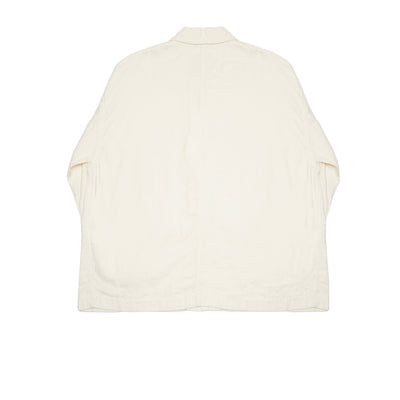 Pas de Calais Linen Cotton Satin Coverall Jacket in Natural 4