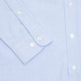 Portuguese Flannel Belavista Oxford Shirt in Open Blue 2