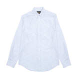 Portuguese Flannel Belavista Oxford Shirt in Light Blue Stripe 1