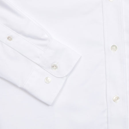 Portuguese Flannel Belavista Oxford Shirt in White 1