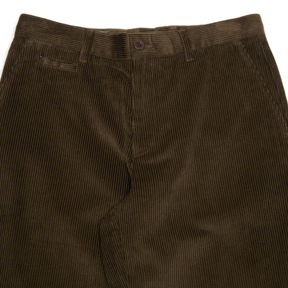 Portuguese Flannel Corduroy Trousers in Olive