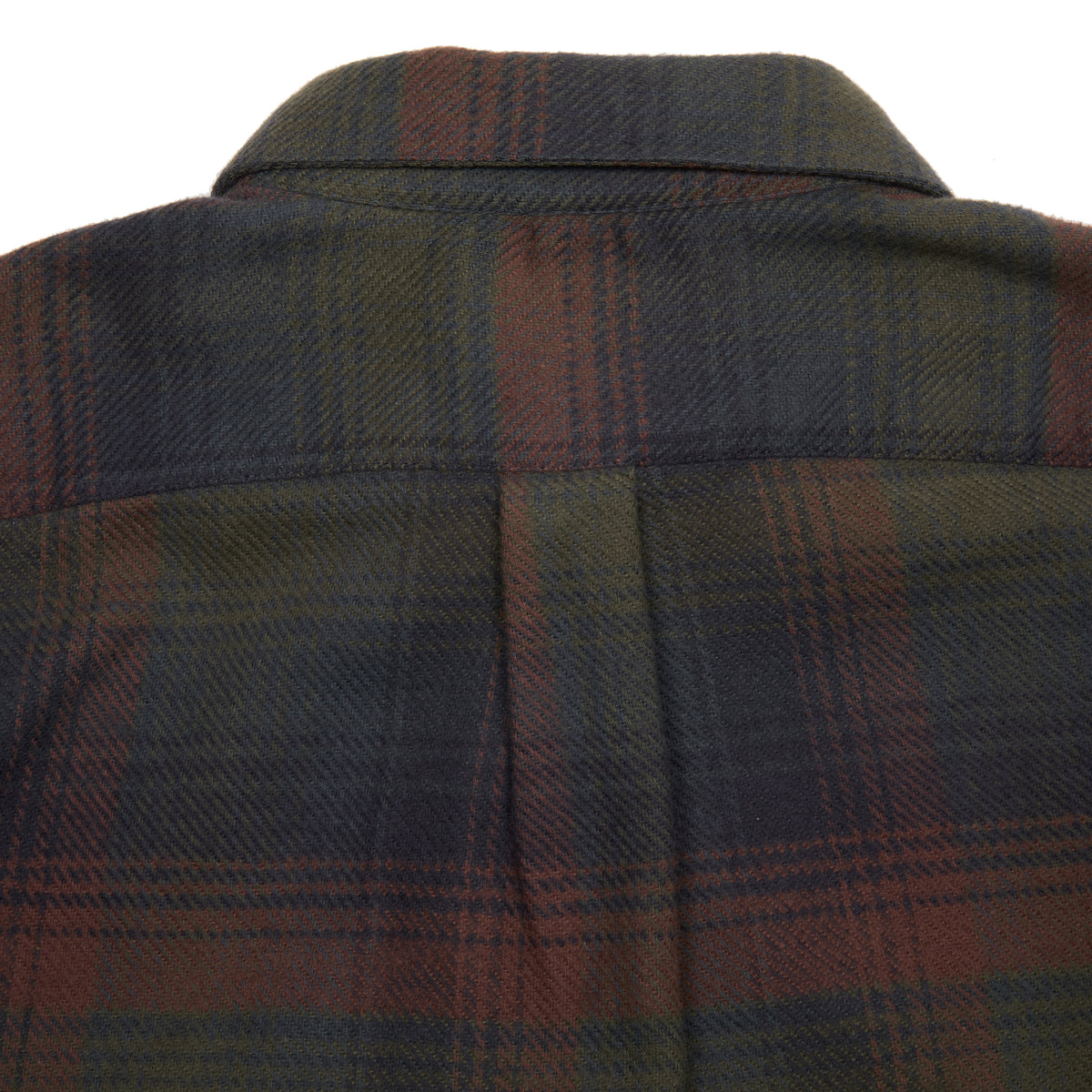 Portuguese Flannel Old Pine Shirt in Navy-Green Plaid