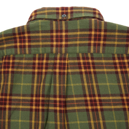 Portuguese Flannel Hoop Shirt in Green Plaid