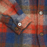 Portuguese Flannel Parker Overshirt in Blue