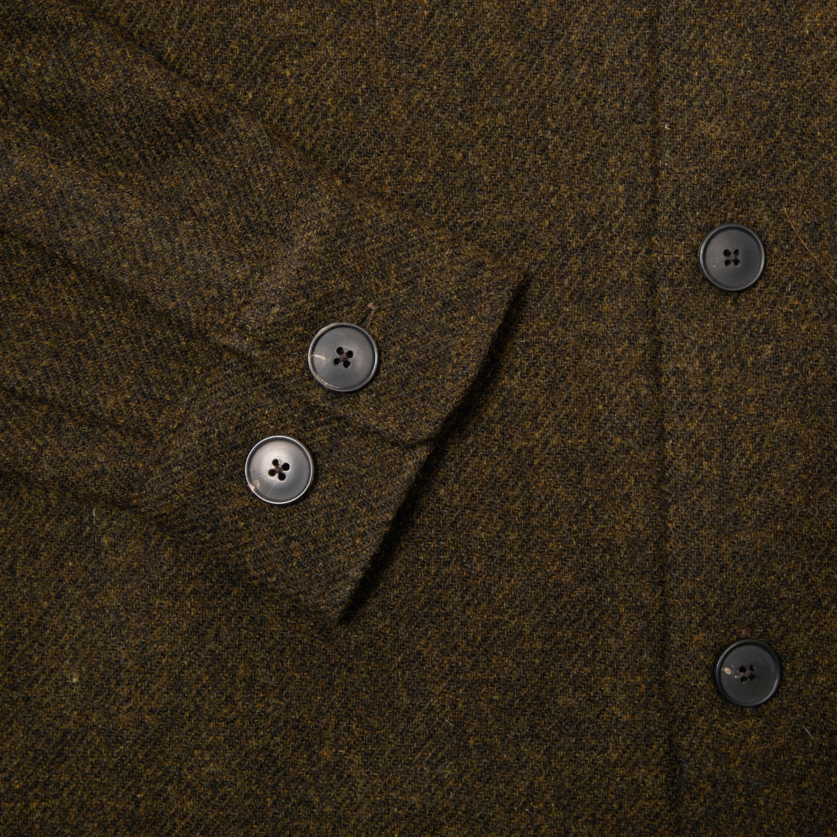 Portuguese Flannel Wool Field Overshirt in Old Forest
