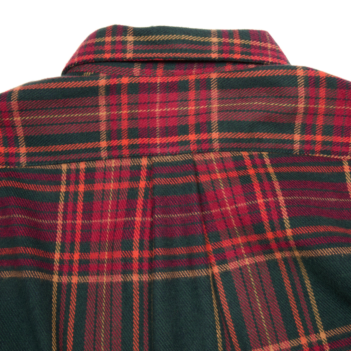 Portuguese Flannel Bravio Flannel Shirt in Dark Green Plaid
