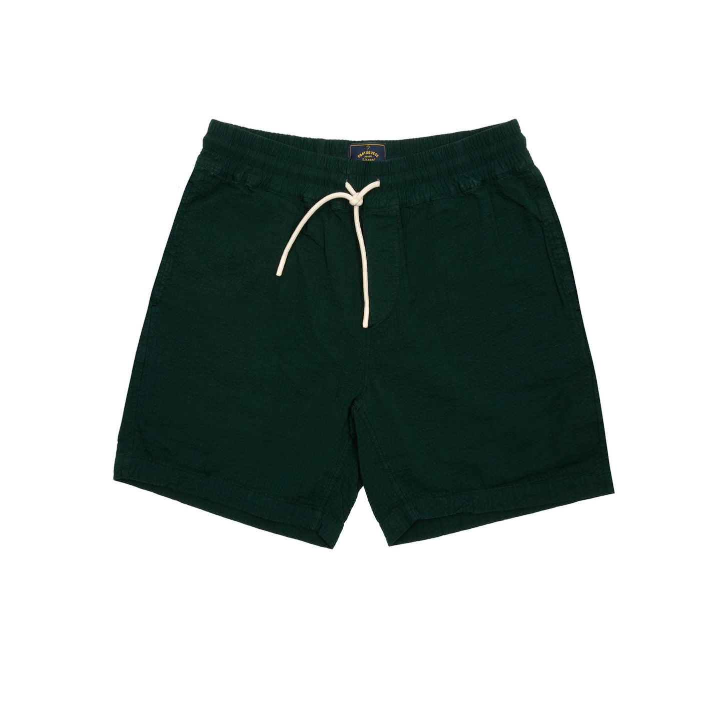 Portuguese Flannel Antlantico Seersucker Summer Shorts in Green