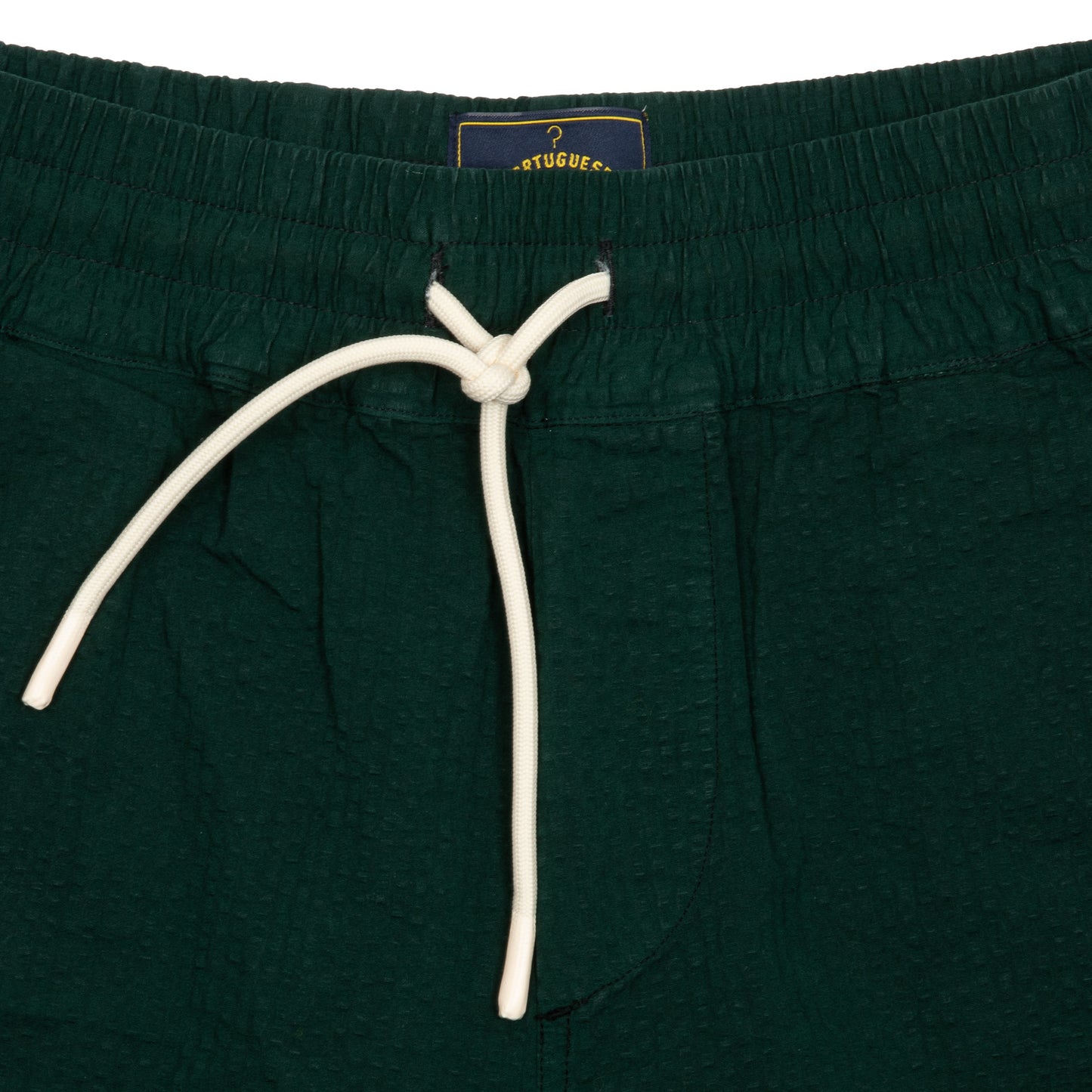 Portuguese Flannel Antlantico Seersucker Summer Shorts in Green