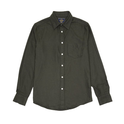 Portuguese Flannel Teca Flannel Shirt in Forest