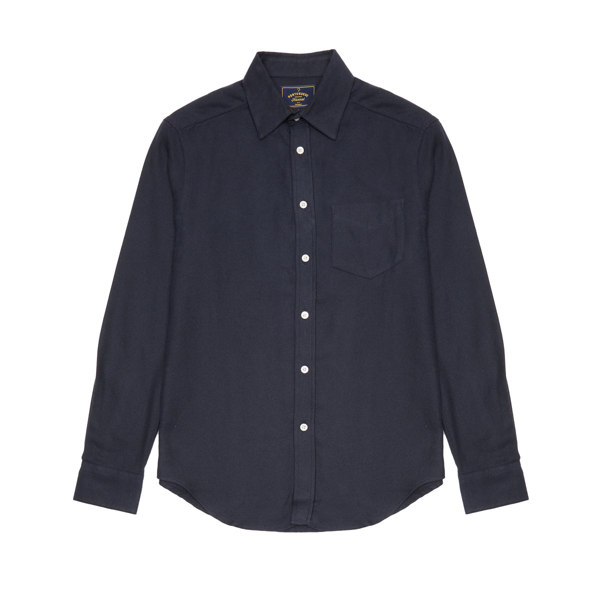 Portuguese Flannel Teca Shirt in Navy