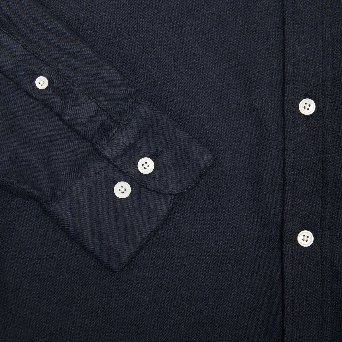 Portuguese Flannel Teca Shirt in Navy