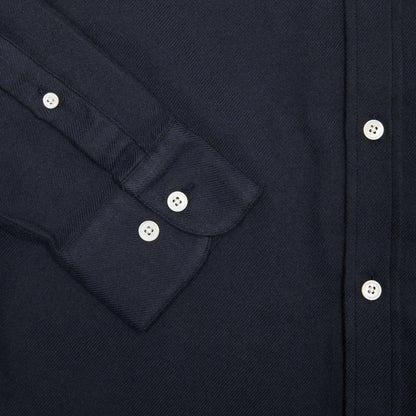 Portuguese Flannel Teca Shirt in Navy