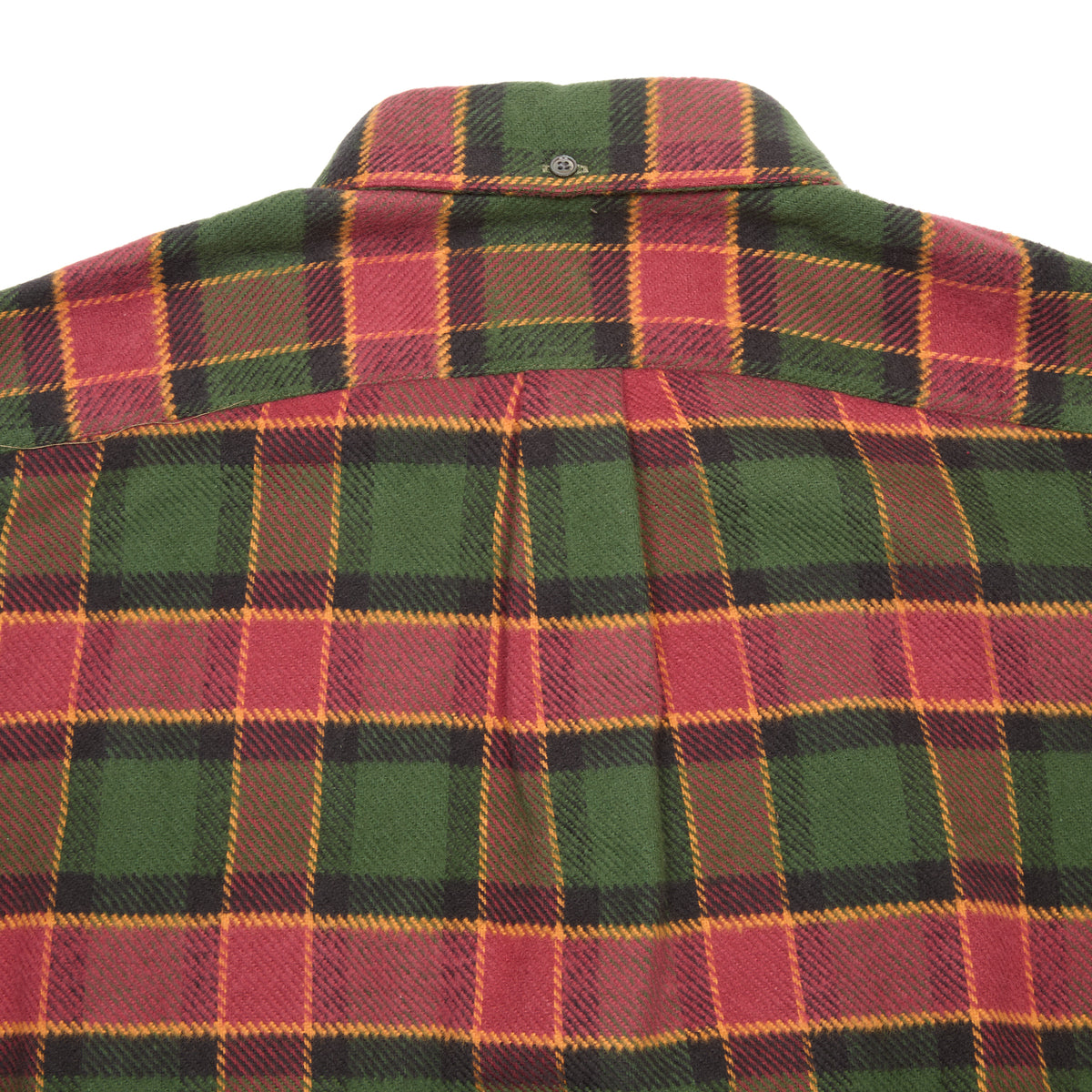 Portuguese Flannel Argila Shirt in Green-Red Plaid