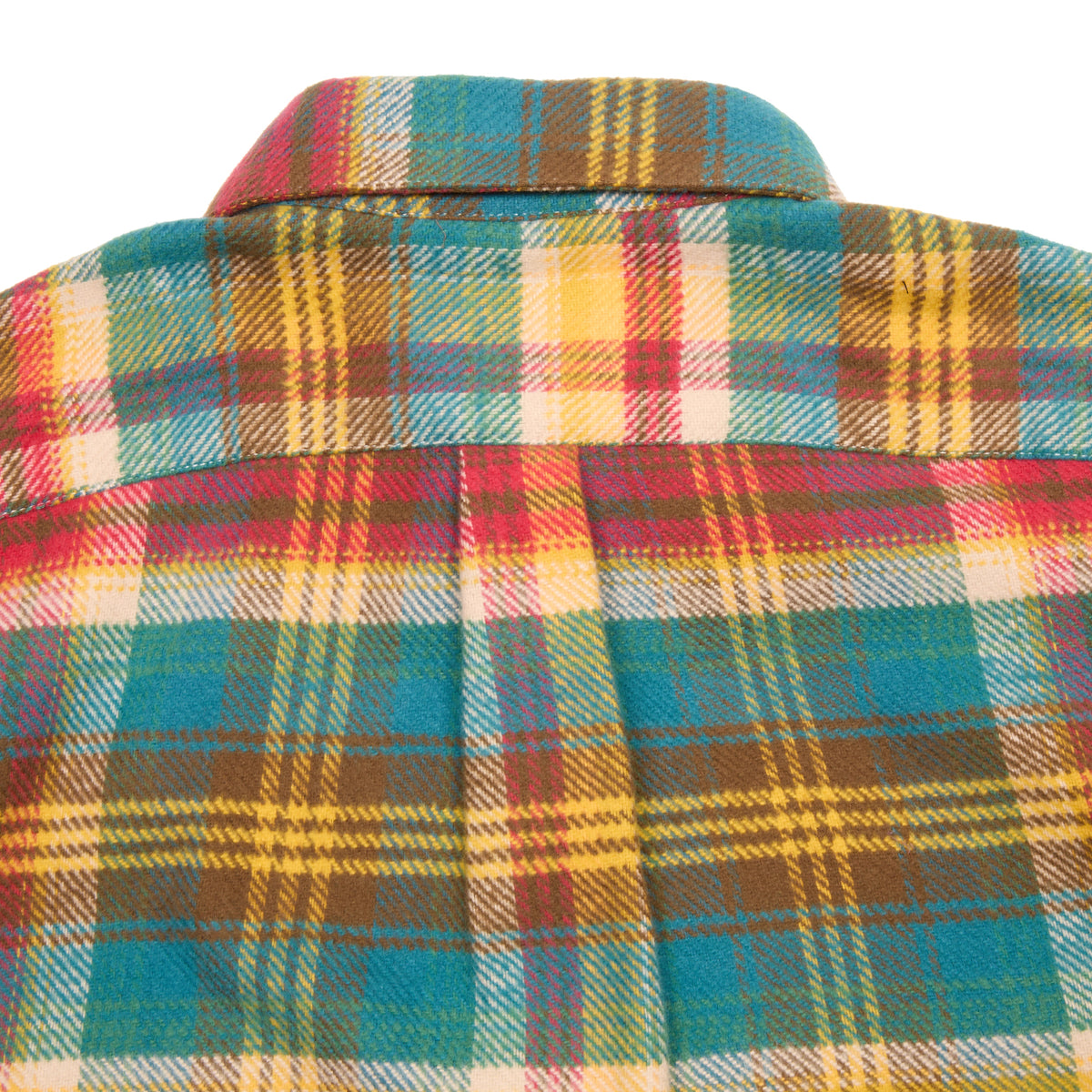 Portuguese Flannel Fasema Shirt in Turquoise Plaid