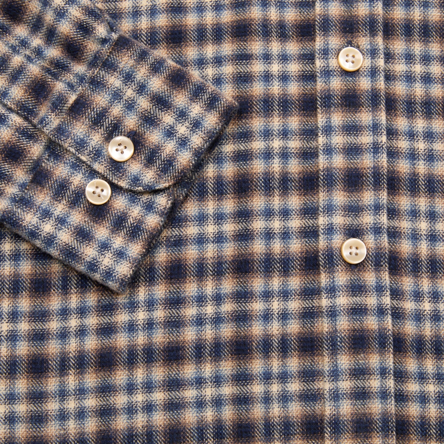 Portuguese Flannel Vouga Button Down Flannel Shirt in Blue Check