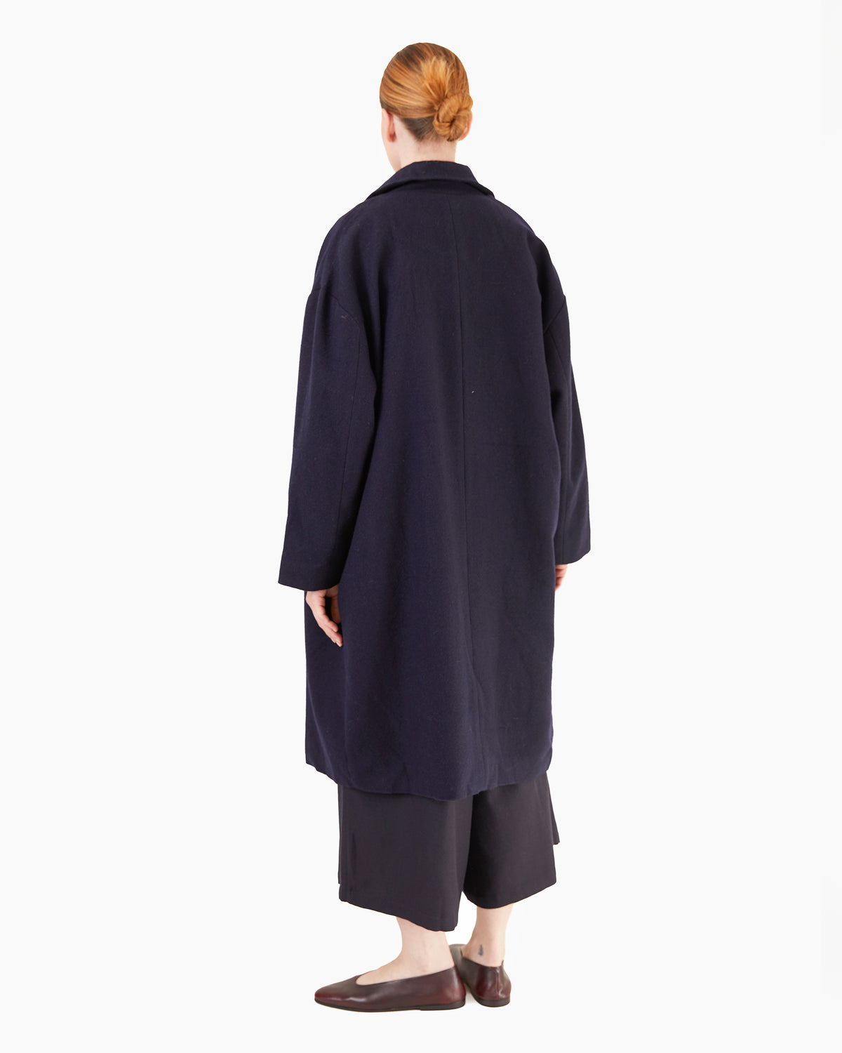 Runaway Bicycle Steve Merino Coat in Ultramarine
