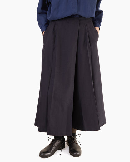 Runaway Bicycle Brynn Merino Culottes in Midnight Blue