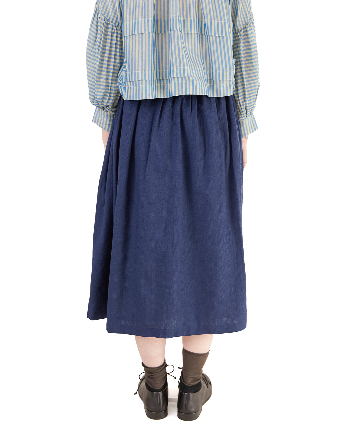 Runaway Bicycle Lenny Merino Skirt in Indigo
