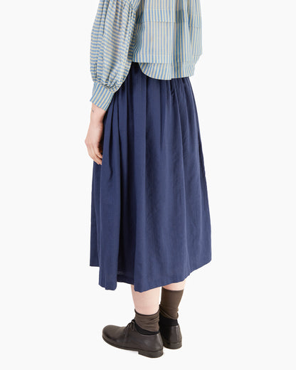Runaway Bicycle Lenny Merino Skirt in Indigo