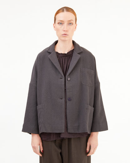 Runaway Bicycle Carl Short Jacket in Charcoal