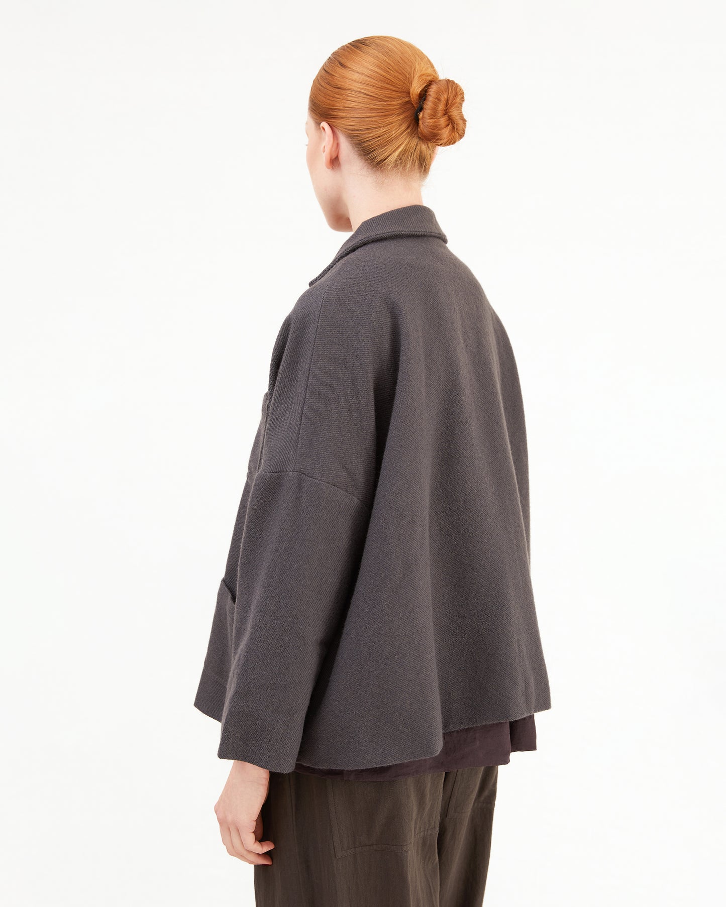 Runaway Bicycle Carl Short Jacket in Charcoal