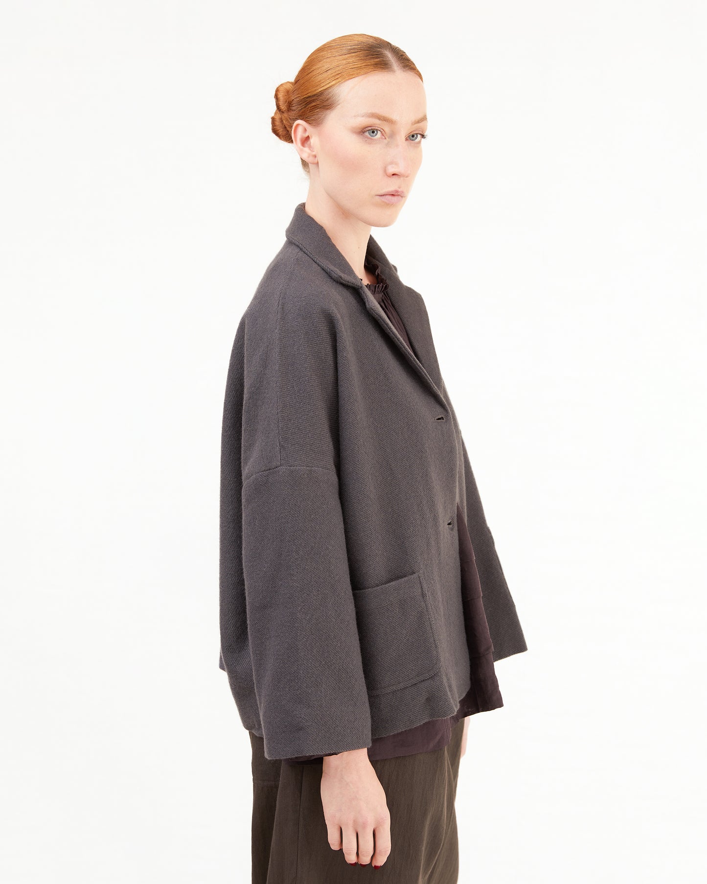 Runaway Bicycle Carl Short Jacket in Charcoal