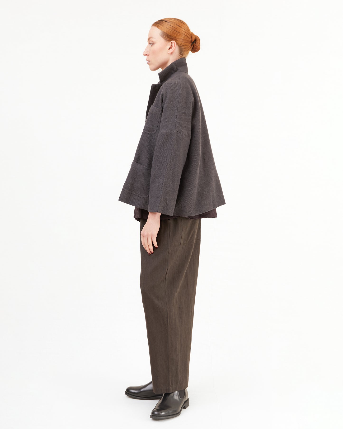 Runaway Bicycle Carl Short Jacket in Charcoal