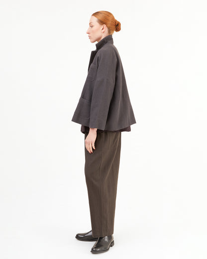 Runaway Bicycle Carl Short Jacket in Charcoal