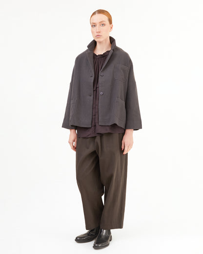 Runaway Bicycle Carl Short Jacket in Charcoal